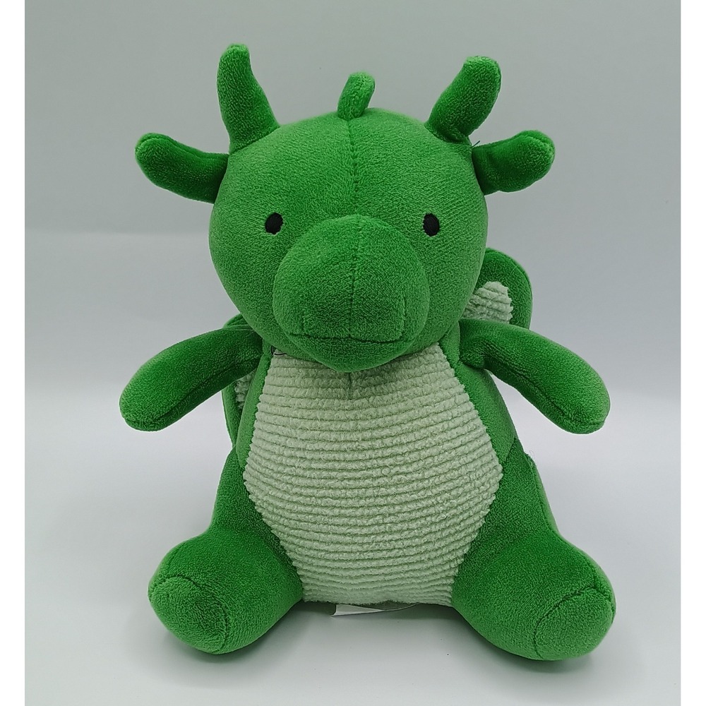 7" Radiant Expovision Green Plush Winged Dragon Toy 4